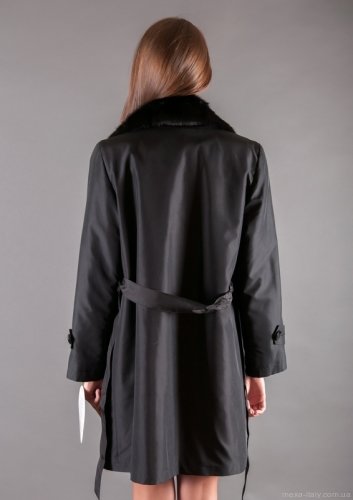 Купить  Пальто на меховой подстежке из меха стриженной норки (арт.2058) по самой низкой цене