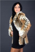  Полушубок из рыси Италия. Размер S-M (арт.0033)